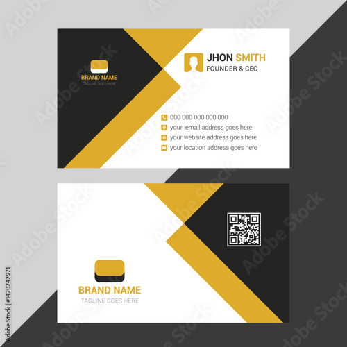 Elegant Stock Analyst Business Card