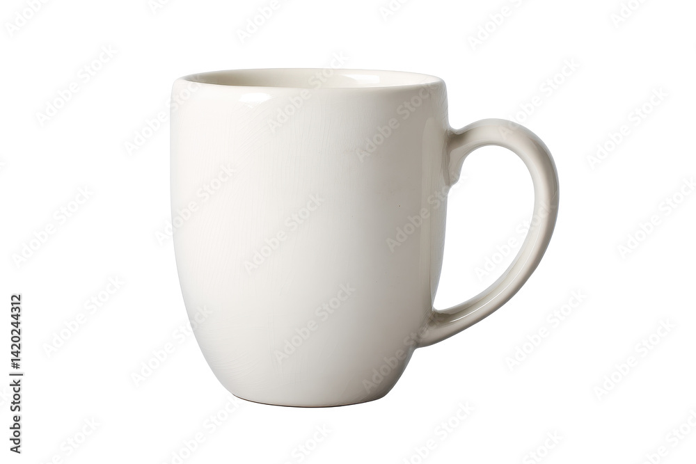 A blank canvas for your favorite brew: a clean, white mug, ready to be filled with coffee, tea, or your creative design. A blank canvas for your favorite brew: a clean, white mug, ready to be filled with coffee, tea, or your creative design.
