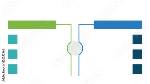 Current VS Future State infographic presentation layout fully editable.