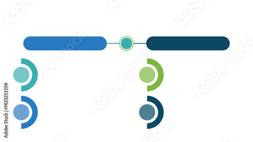 Current VS Future State infographic presentation layout fully editable.
