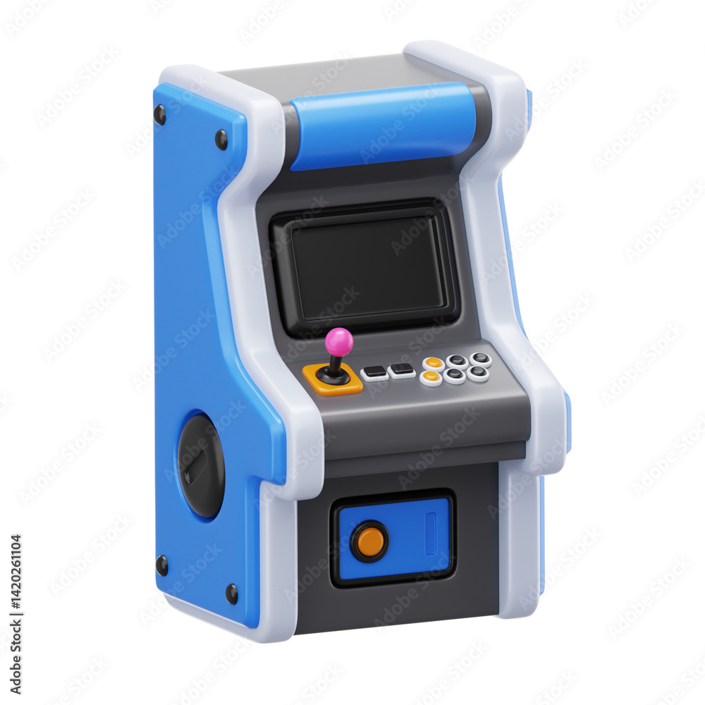 Fototapeta premium Games and Arcade 3D Illustrations