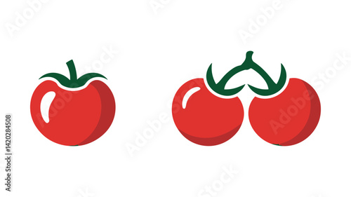 Fresh Tomato: A vibrant depiction of a tomato, showcasing its juicy flesh and lush, natural features. This image encapsulates the essence of fresh produce and culinary delight.