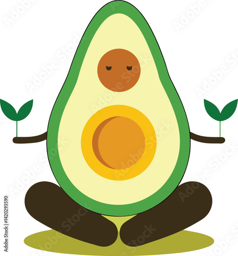 vector illustration of an egg with a smile