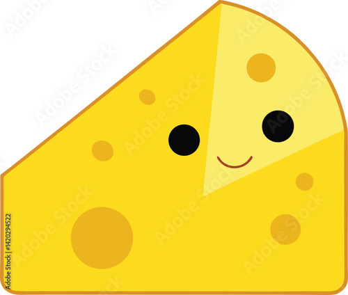 cheese isolated on white