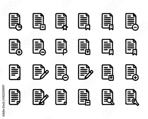Copy icon set