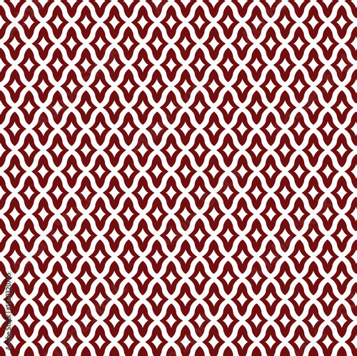 vector seamless pattern with geometric shapes, vector seamless pattern with hearts, Moroccan or trellis-like, repeating curved shapes create
