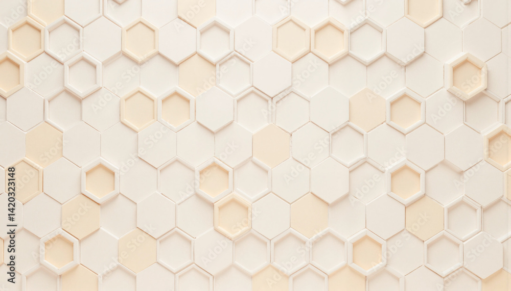 Hexagonal pattern background in neutral tones for decorative use Hexagonal pattern background in neutral tones for decorative use