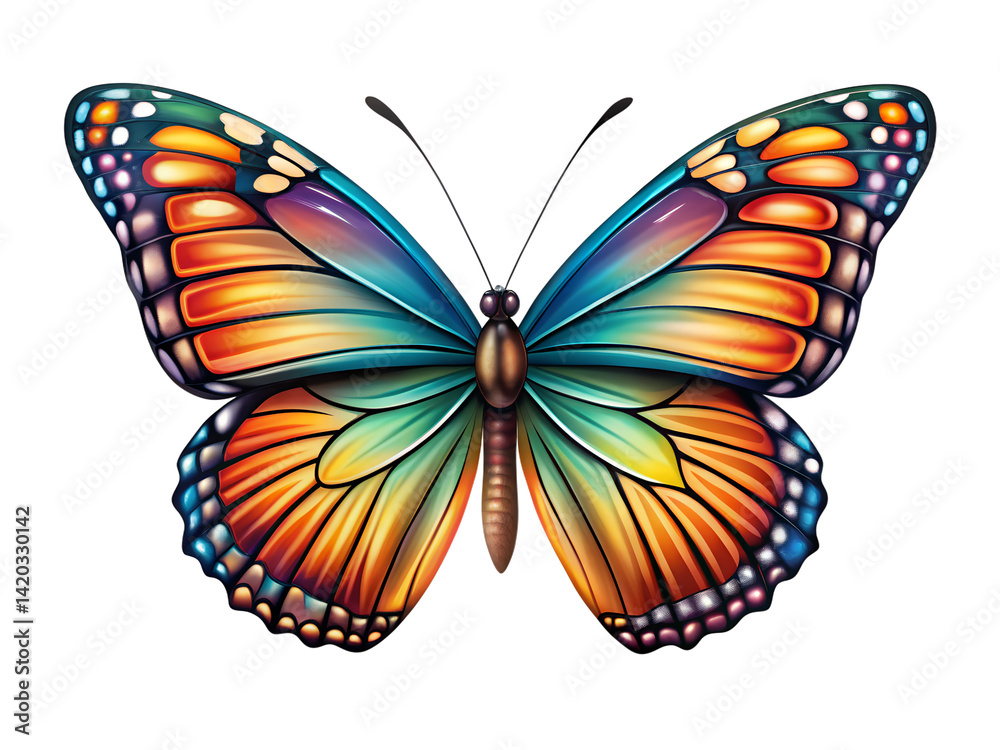 Obraz premium butterfly vector illustration