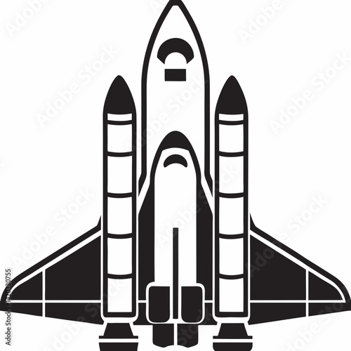  Retro Space Travel Vector Illustration Set