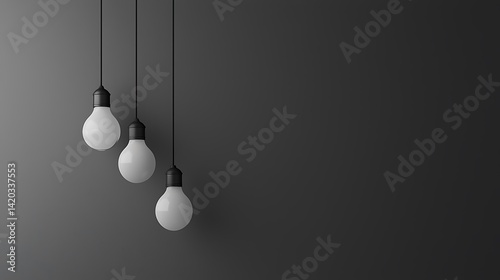 light bulb hanging on the wall