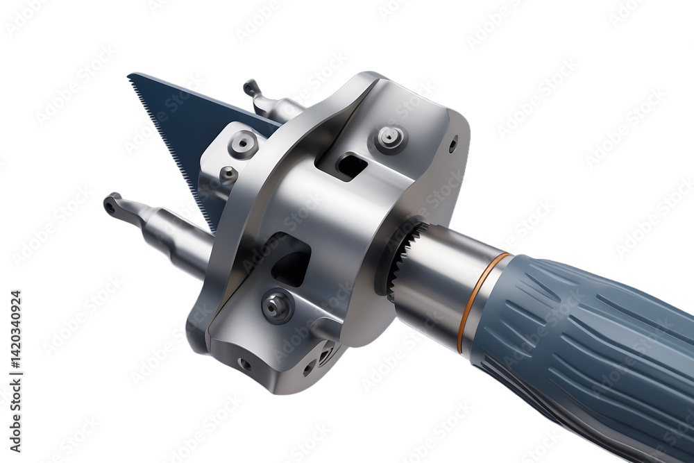  Modern Surgical Instruments Set on Stainless Tray