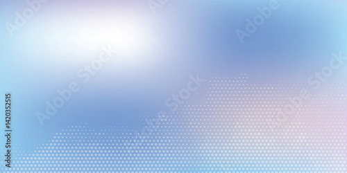 Abstract tech network connection dots. Digital technology and big data analysis background. White background with plexus lines. Geometric background with abstract mesh