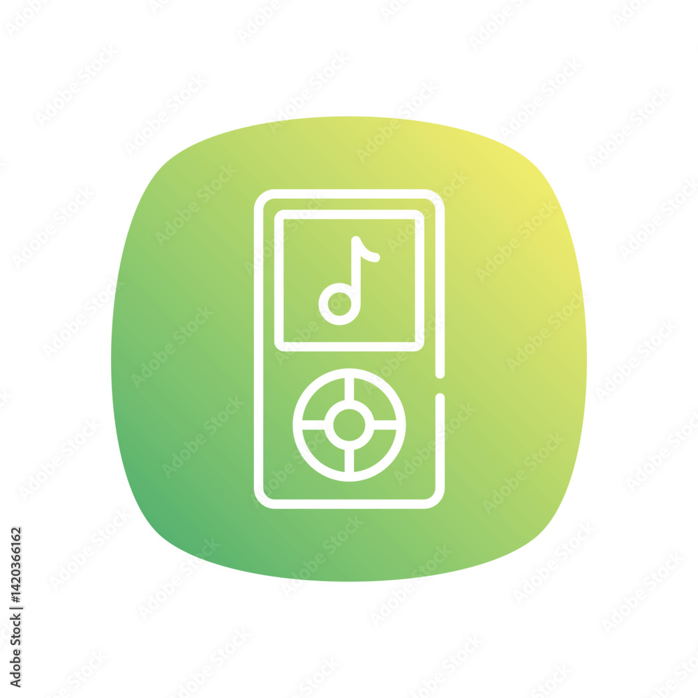 Mp3  Icon vector stock illustration