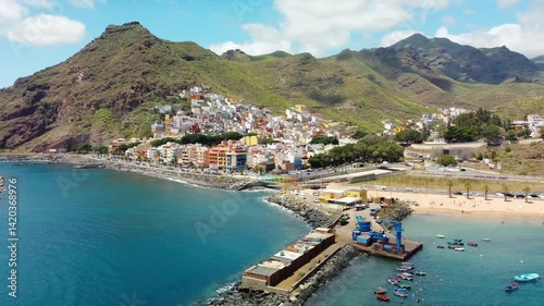 Wallpaper Mural Playa de Las Teresitas beach, Tenerife, Spain, Canary Islands Torontodigital.ca
