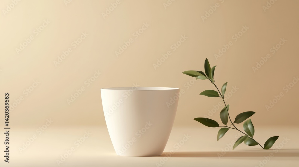 Minimalist, Empty, Beige, Empty Vase, Product Display, Still Life, Soft Lighting, Empty Space Minimalist, Empty, Beige, Empty Vase, Product Display, Still Life, Soft Lighting, Empty Space