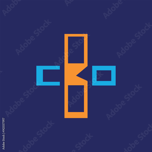 marijuana cbd health logo design vector