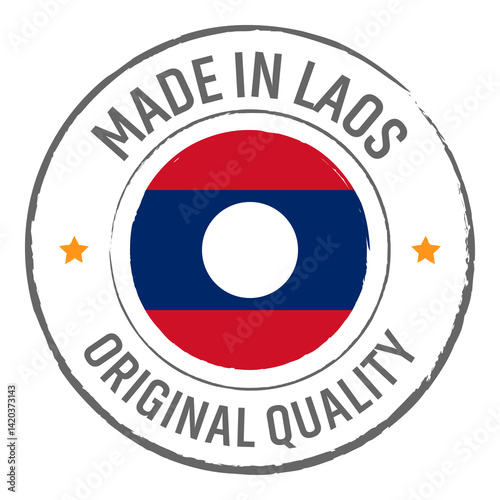 Made in Laos stamp logo with national flag illustration isolated png transparent Free Download Made in Laos stamp logo with national flag illustration isolated png transparent - GFXLoad