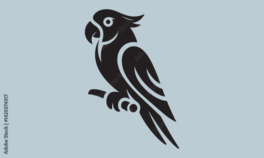 Obraz premium vector illustration of a bird