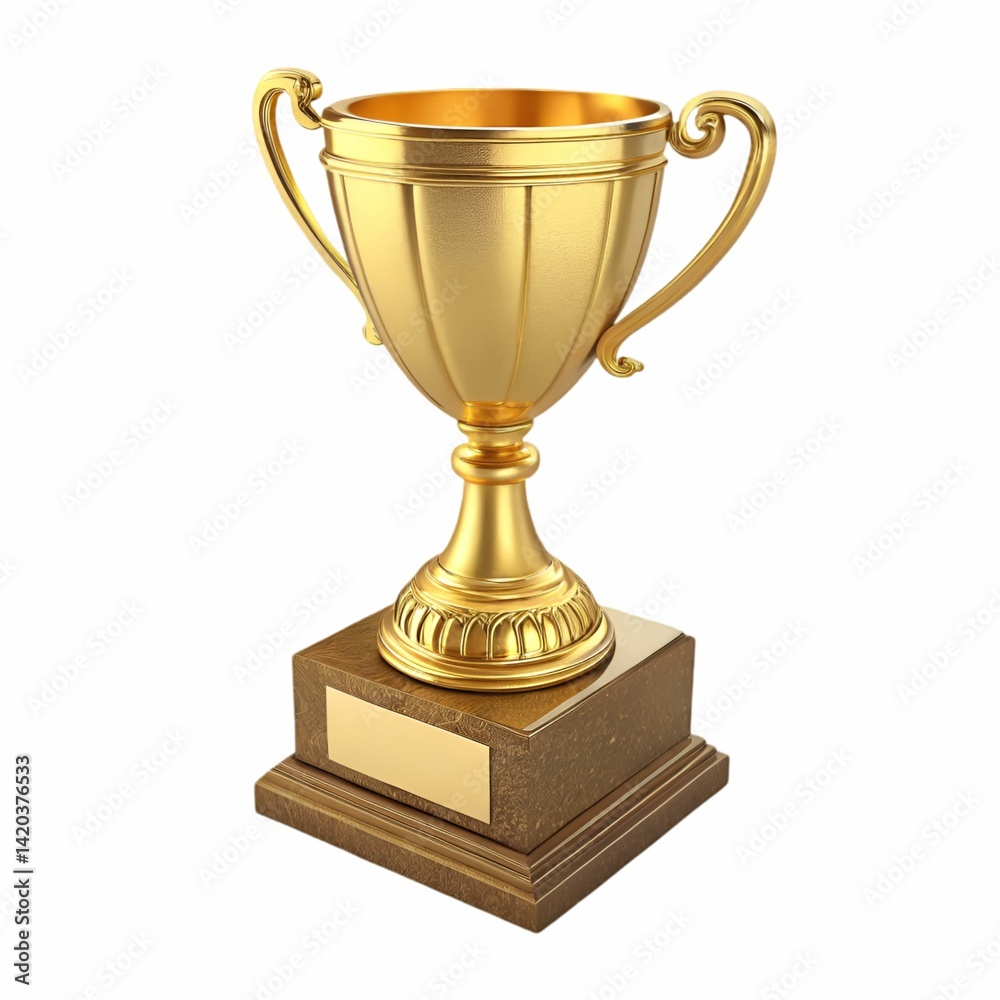 3d gold trophy cup, gold trophy cup, 3d gold trophy cup on white background 3d gold trophy cup, gold trophy cup, 3d gold trophy cup on white background