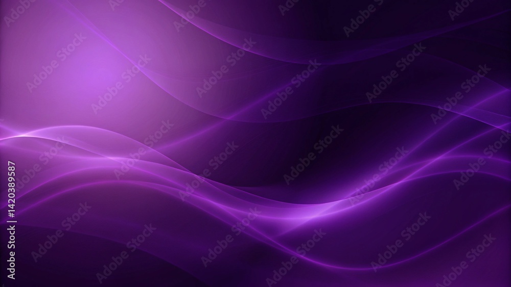 Sophisticated and sleek purple background with light energy wave for business presentation use, purple background or wallpaper, modern design, digital backdrop, abstract gradient illumination Sophisticated and sleek purple background with light energy wave for business presentation use, purple background or wallpaper, modern design, digital backdrop, abstract gradient illumination