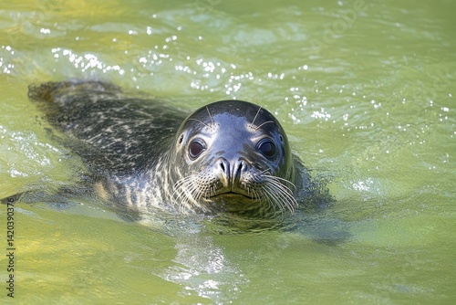 Diving Moment Captured: Endangered Mediterranean Monk Seal in Gokova Bay, Turkey
