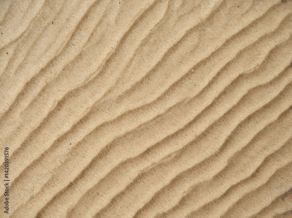 Wavy patterns on a sandy surface create a natural abstract background Wavy patterns on a sandy surface create a natural abstract background