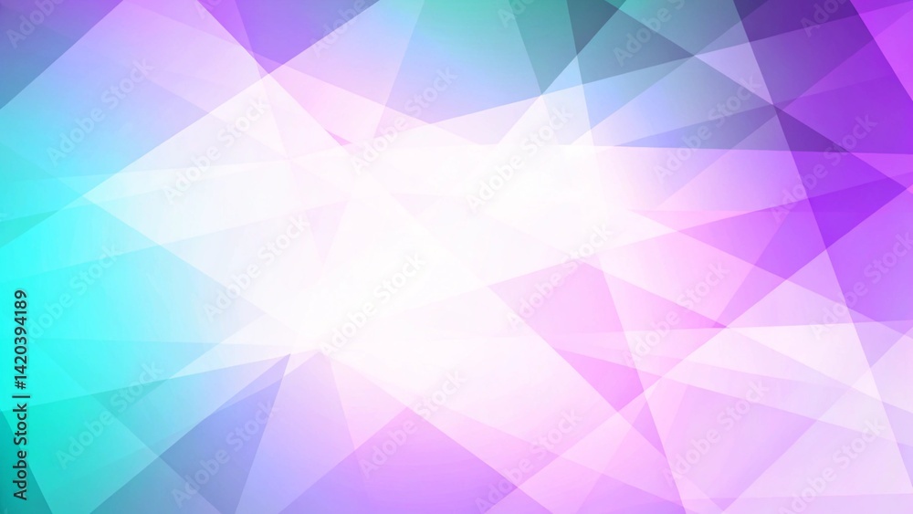 Abstract background of straight intersecting lines and polygons in light blue and purple colors, futuristic digital network design with modern geometric shapes and soft gradient effects Abstract background of straight intersecting lines and polygons in light blue and purple colors, futuristic digital network design with modern geometric shapes and soft gradient effects