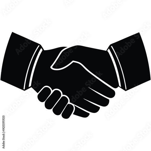 handshake vector illustration