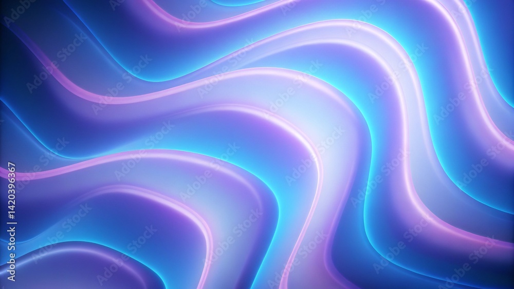 Abstract diffluent paint with purple and blue glow. Wavy glowing pattern for your design. Stylish background from swirling lines. Perfect for futuristic, modern, and creative visual themes. Abstract diffluent paint with purple and blue glow. Wavy glowing pattern for your design. Stylish background from swirling lines. Perfect for futuristic, modern, and creative visual themes.