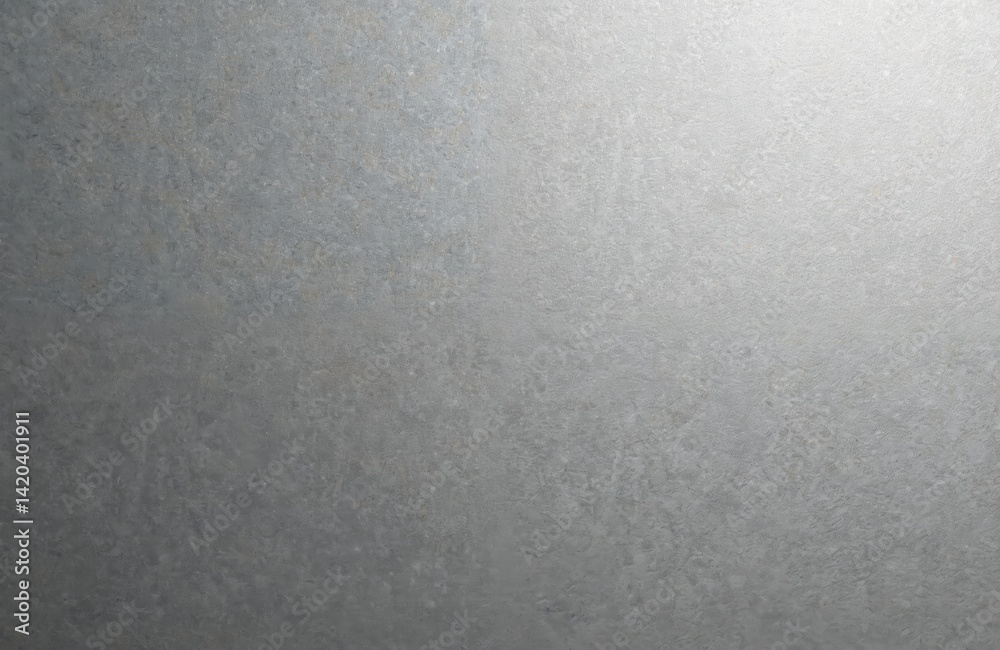 Grey textured background. Rough surface material, metallic steel silver texture. Abstract background useful for design presentation website. Used as design element wallpaper, adds tactile depth.