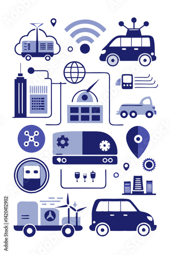 Smart City Infrastructure with Connected Vehicles and Technologies
