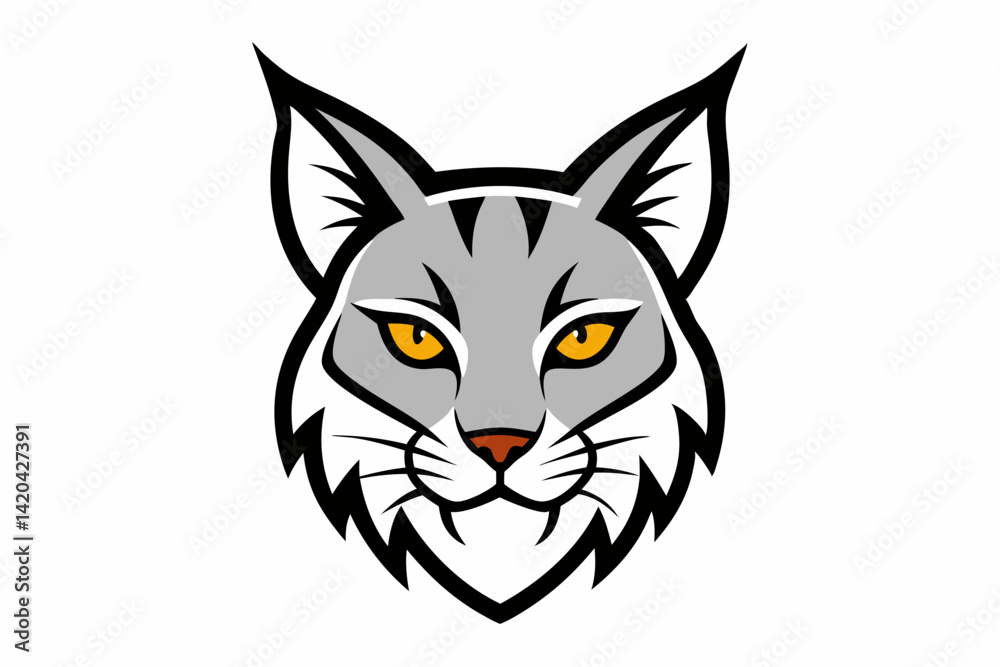 Fototapeta premium vector illustration of a cat