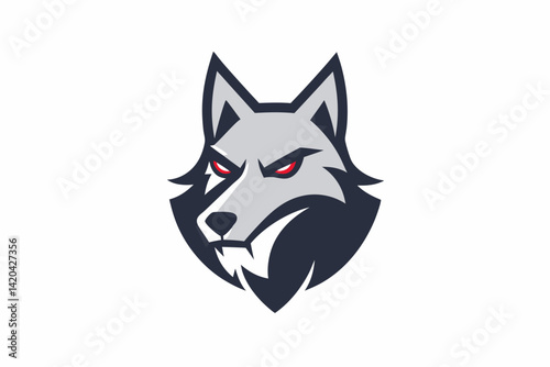 vector illustration of wolf