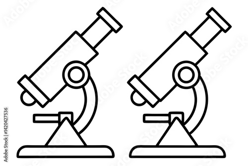 illustration of a microscope