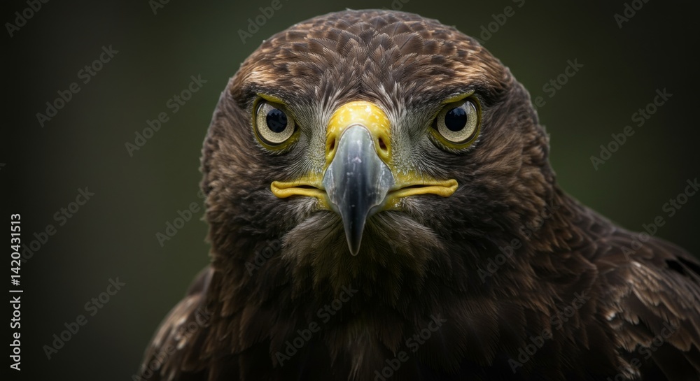 Magnificent golden eagle intense portrait captures the beauty and power of nature Magnificent golden eagle intense portrait captures the beauty and power of nature