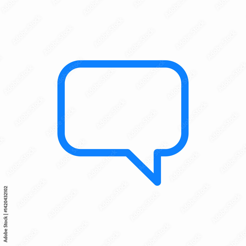 speech bubble icon sign vector speech bubble icon sign vector
