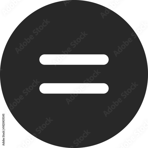 Equal Lines Icon