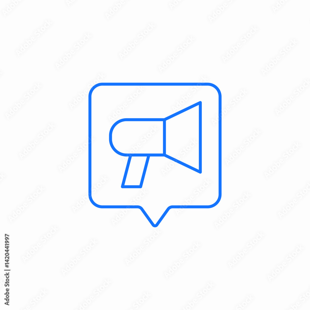 announcement bubble icon sign vector announcement bubble icon sign vector