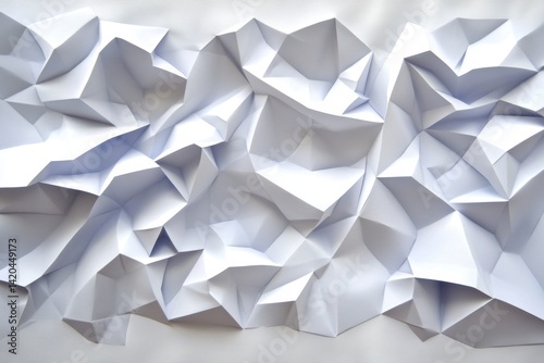 Abstract crumpled paper texture