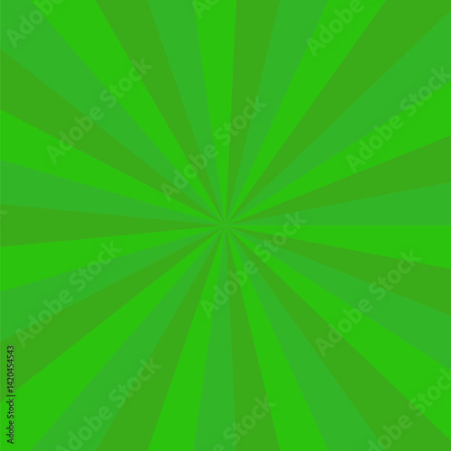 Star burst background  - abstract green vector illustration