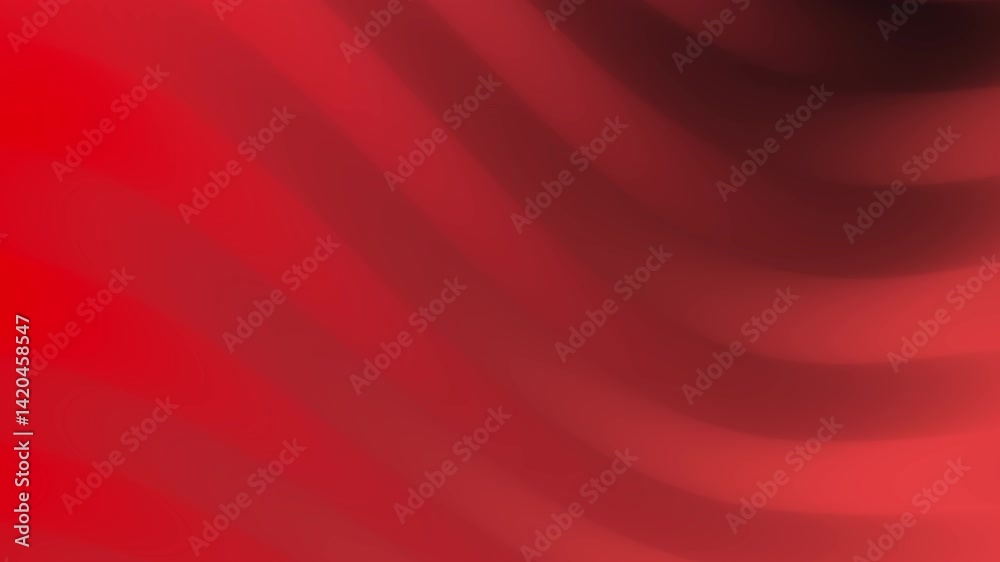 Abstract Red Gradient Background With Soft Smooth Wavy Lines Abstract Red Gradient Background With Soft Smooth Wavy Lines