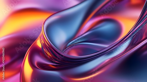 Modern digital abstract 3D background. , accentuated by contemporary grace