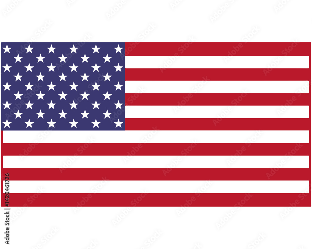 Naklejka premium American flag