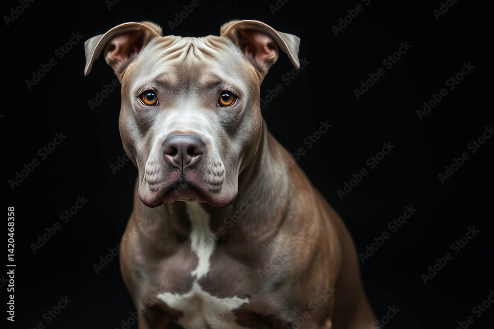 a muscular, short-haired dog with a strong build, likely a pit bull breed a muscular, short-haired dog with a strong build, likely a pit bull breed