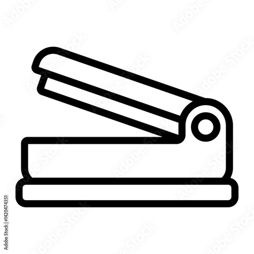 Stapler Line Icon Design