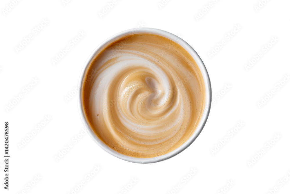 Latte Art in Motion: A Swirling Symphony of Coffee and Cream on a Canvas of Darkness, a Perfect Morning Ritual. Latte Art in Motion: A Swirling Symphony of Coffee and Cream on a Canvas of Darkness, a Perfect Morning Ritual.