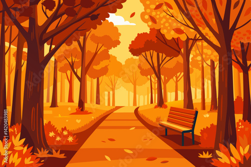 autumn in the park
