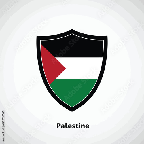 Palestine Flag Shield Icon Vector Illustration National Symbol Design Free Download Palestine Flag Shield Icon Vector Illustration National Symbol Design - GFXLoad