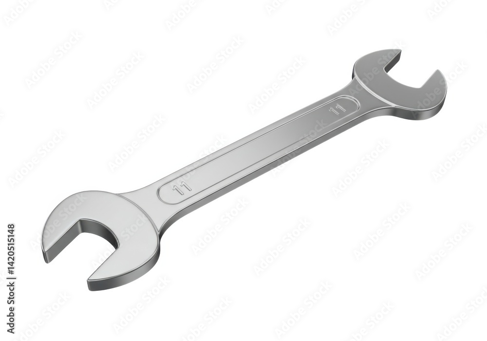 Open end wrench tool isolated on white background Open end wrench tool isolated on white background
