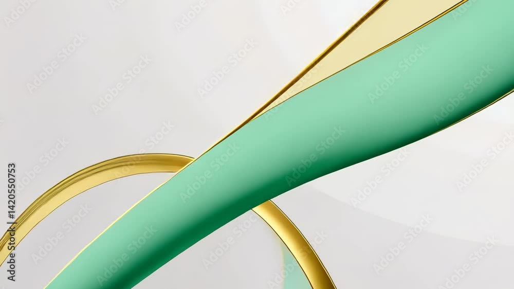 Minimalistischer Weisser Goldener Rahmenstruktur Hintergrund